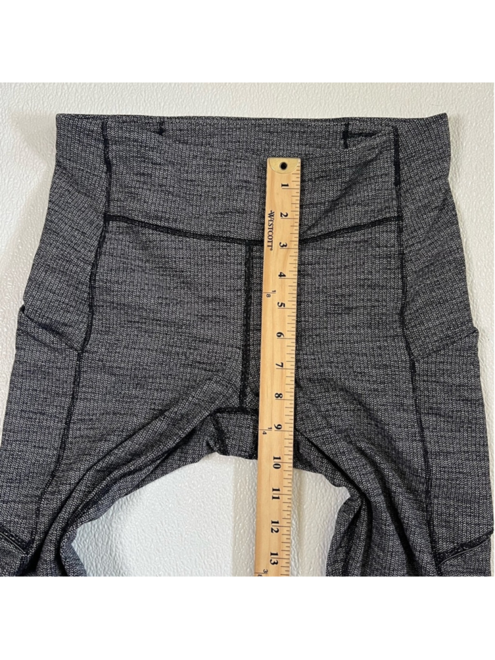 Lululemon Women's Speed Up Full-On Luxtreme Leggings Heathered Black Size 8 - Picture 6 of 12